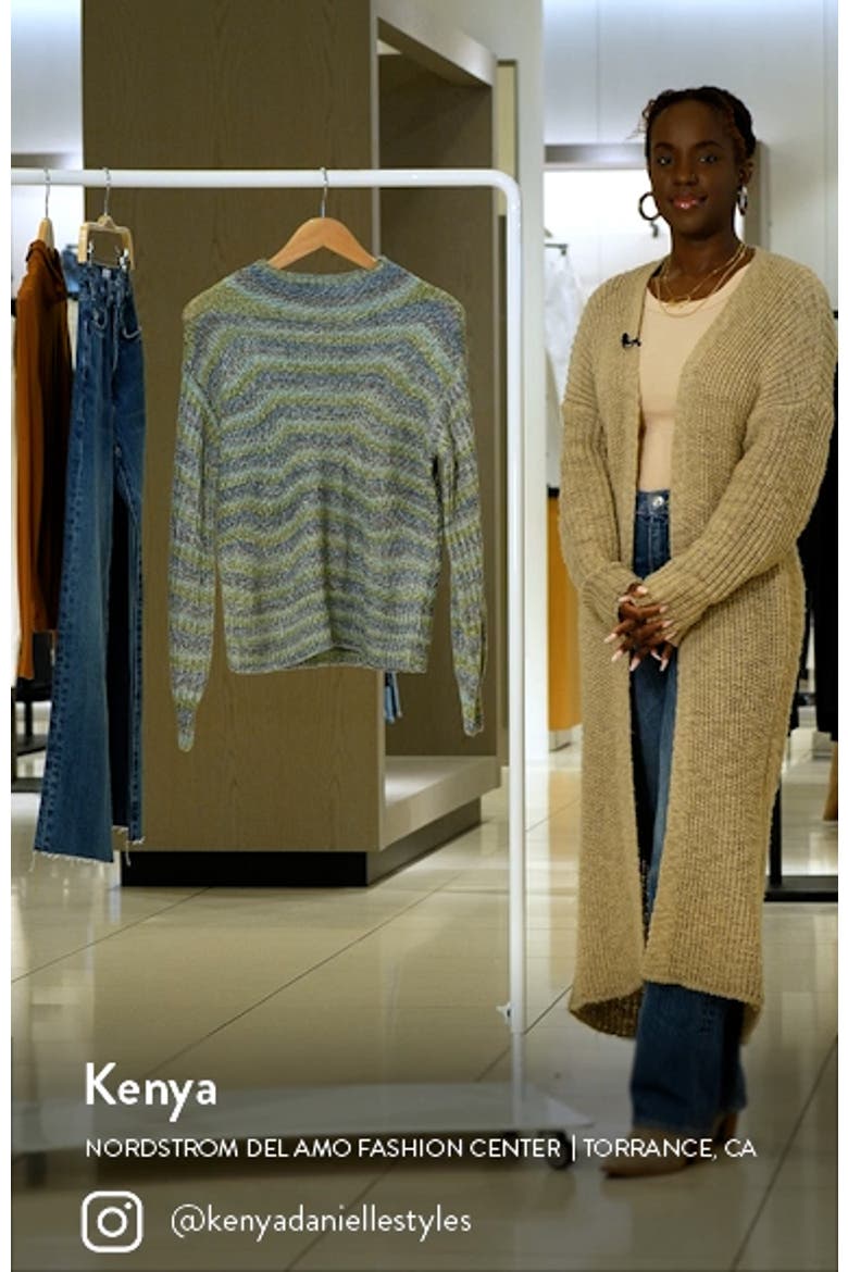 Solstice Space Dye Funnel Neck Sweater video