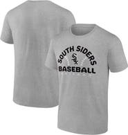 FANATICS Men's Fanatics Branded Heathered Gray Chicago White Sox Iconic Go for Two T-Shirt