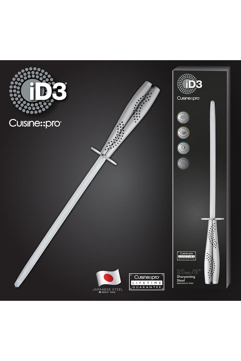iD3® 8in Sharpening Steel, Alternate, color, Silver