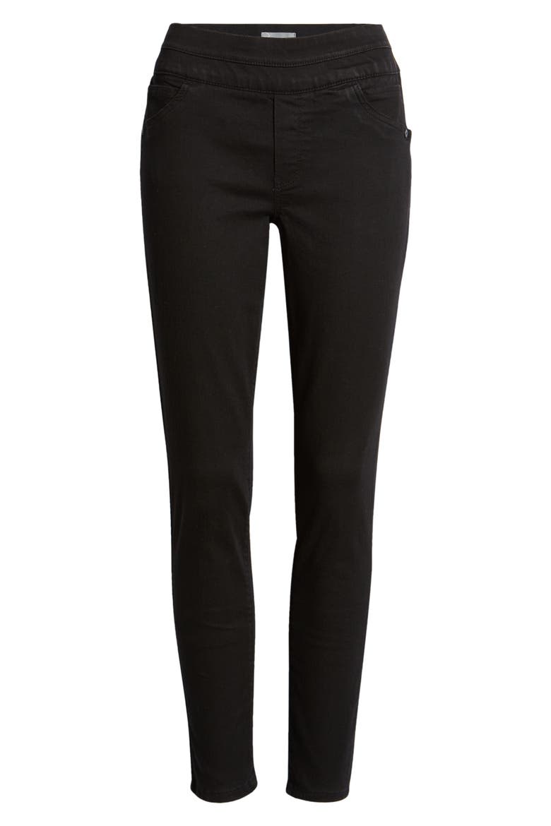 'Ab'Solution Glider Pull-On High Waist Jeggings (Nordstrom Exclusive), Main, color, BK-BLACK