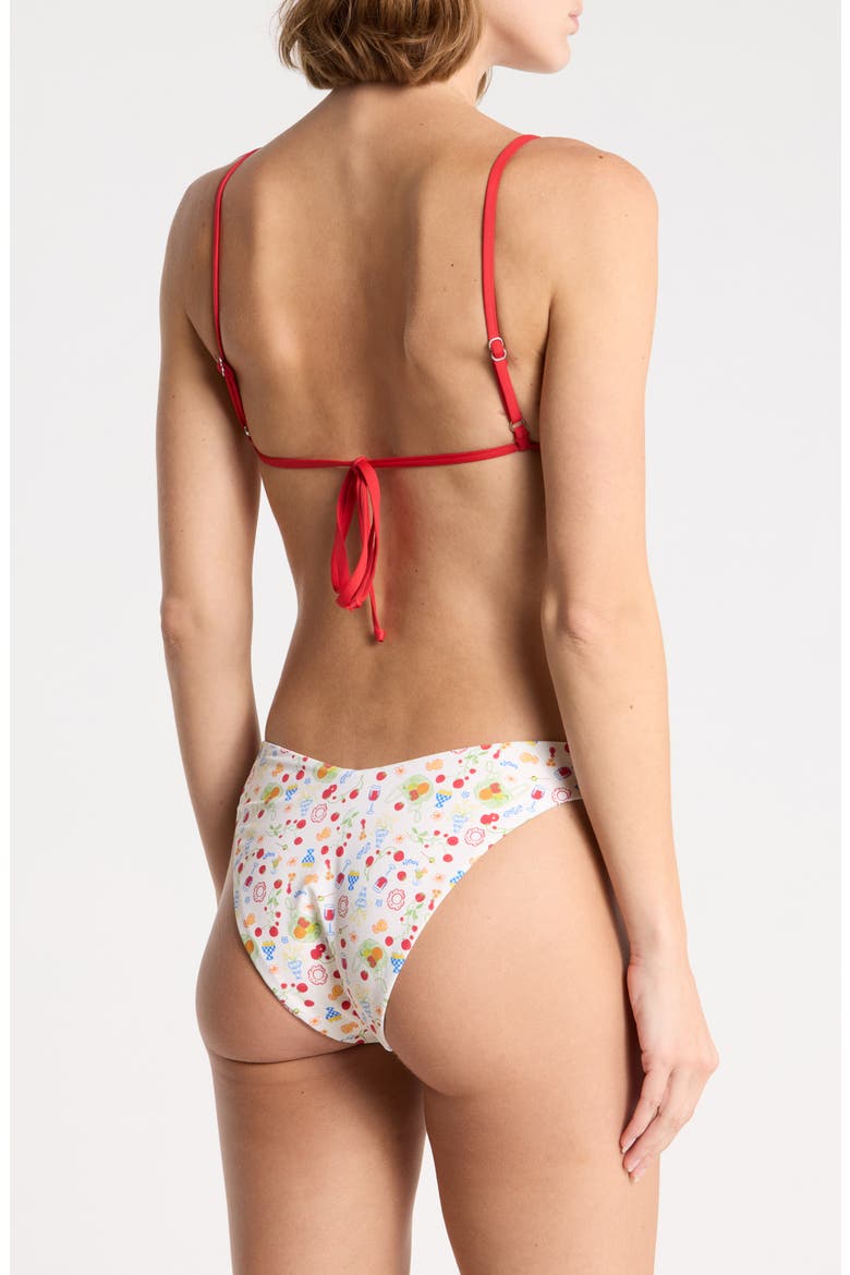Emilia Bikini Top, Alternate, color, MERCATO/ MARS RED