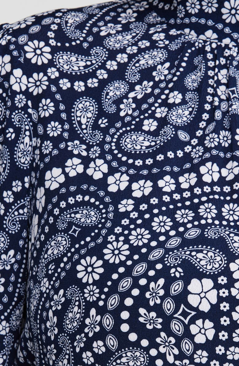 Estelle Robin Paisley Long Sleeve Dress, Alternate, color,