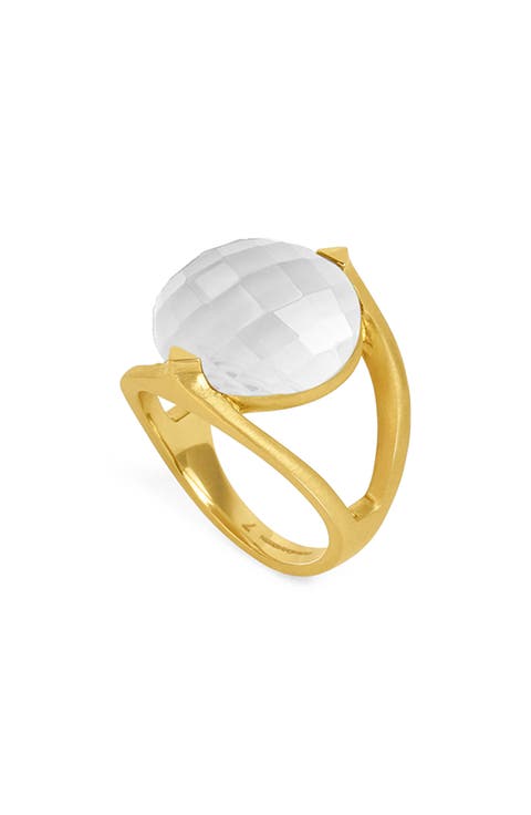 Galleria Quartz Doublet Ring