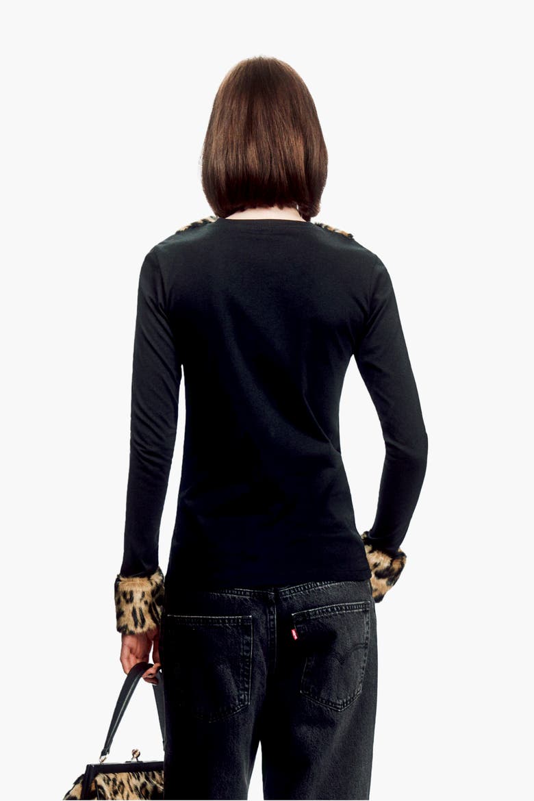 Deco Tees Long Sleeve, Alternate, color, BLACK MULTI
