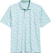 Swannies Breeze Floral Performance Golf Polo