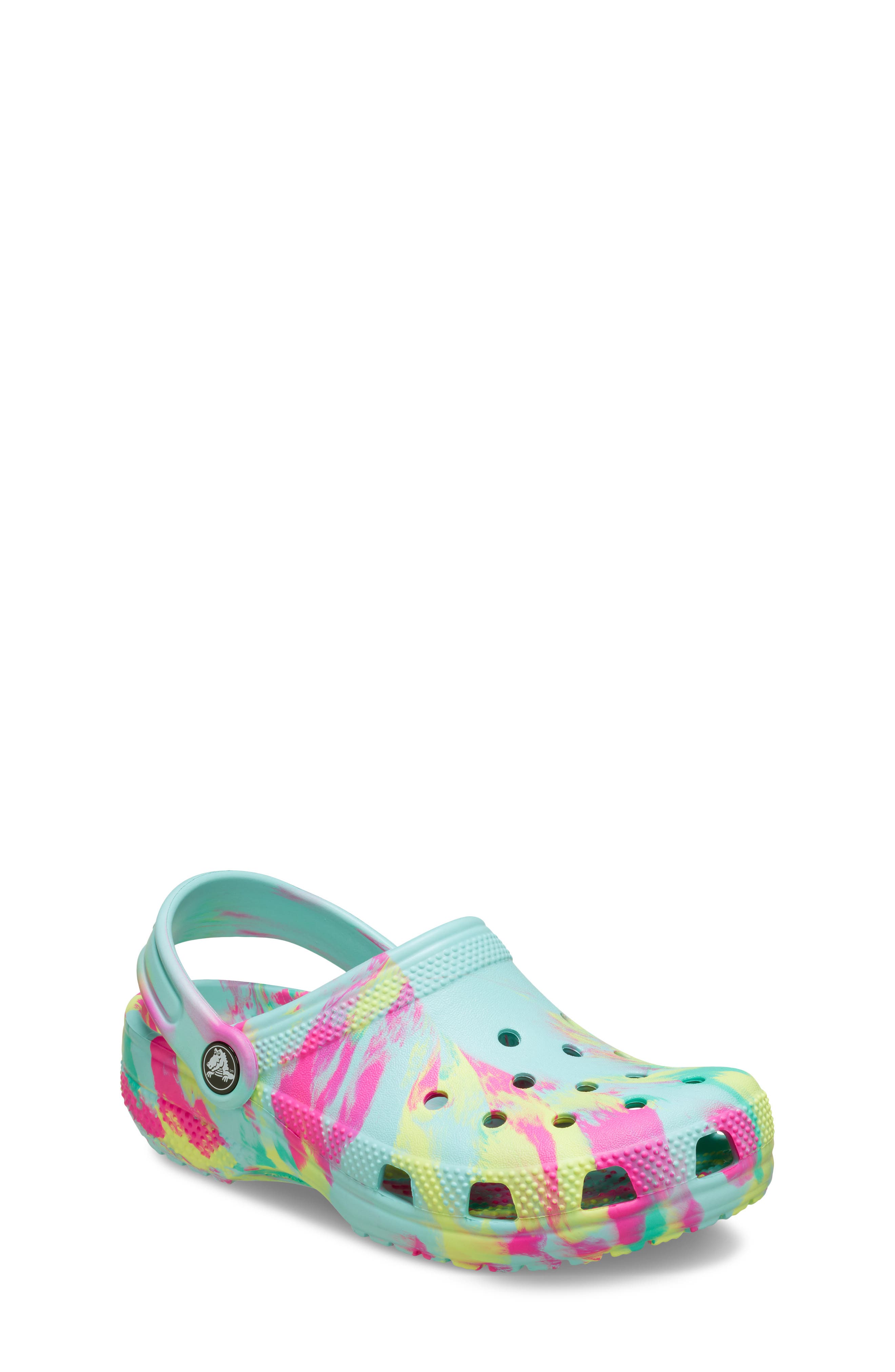 CROCS Kids' Classic Marbled Clog