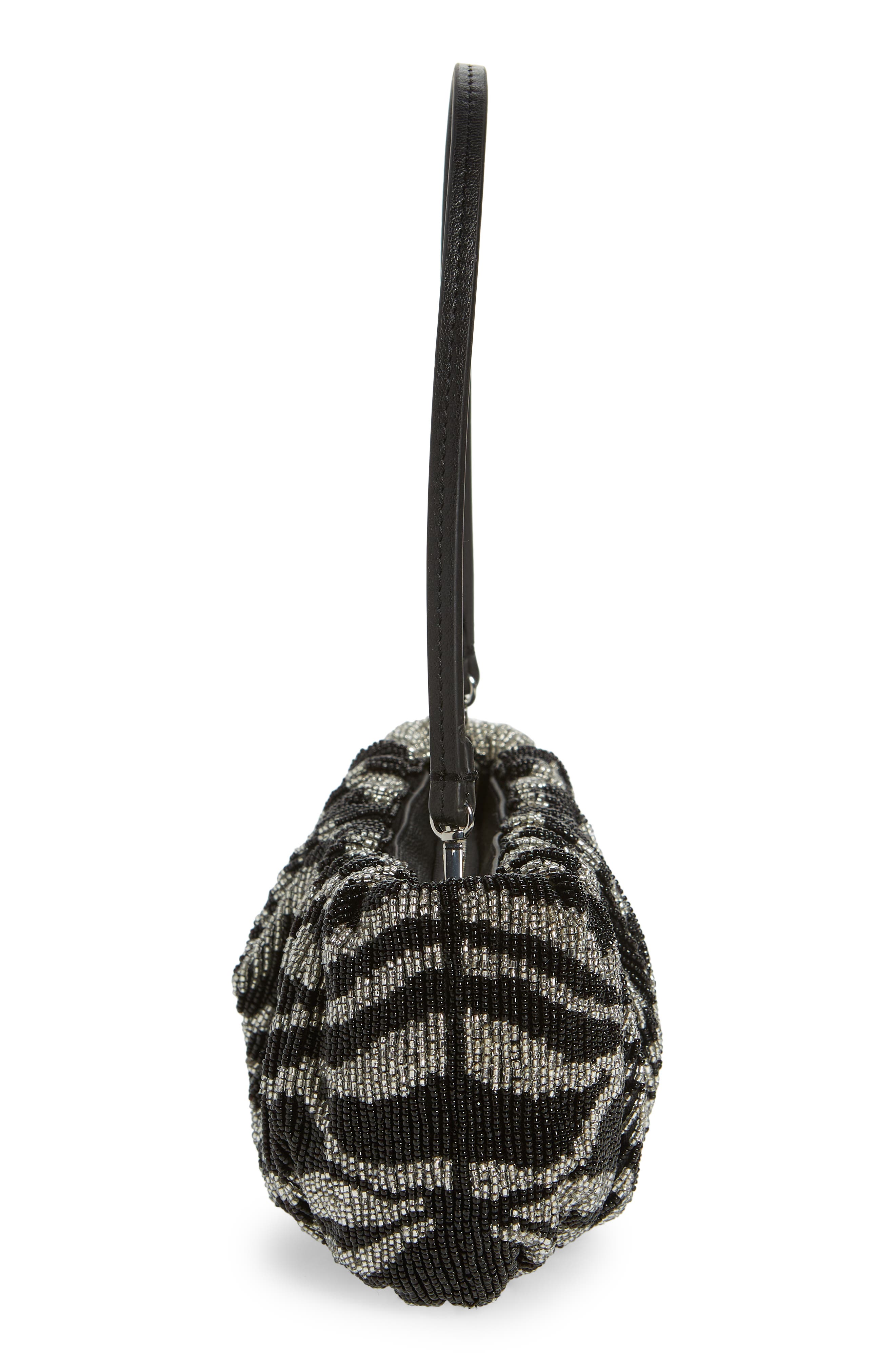STAUD Beaded Bean Shoulder Bag, Alternate, color, 