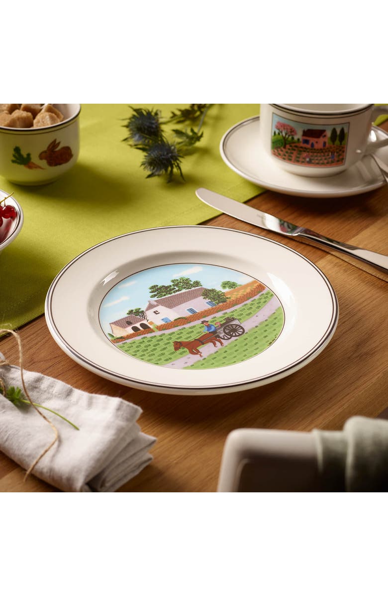 Villeroy & Boch Design Naif Salad Plate #1 Going to Market, Alternate, color, NO COLOR