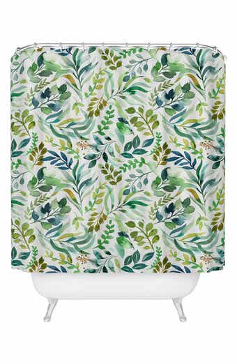 Ninola Design Botanic Retreat Shower Curtain