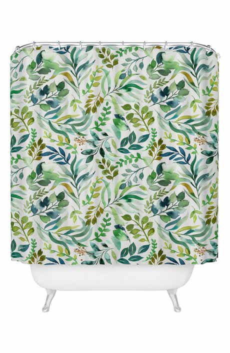 Ninola Design Botanic Retreat Shower Curtain
