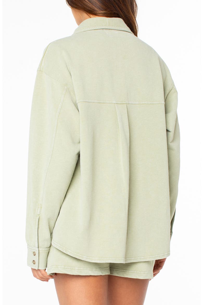 Dawn Light Button-Up Shirt, Alternate, color, SAGE