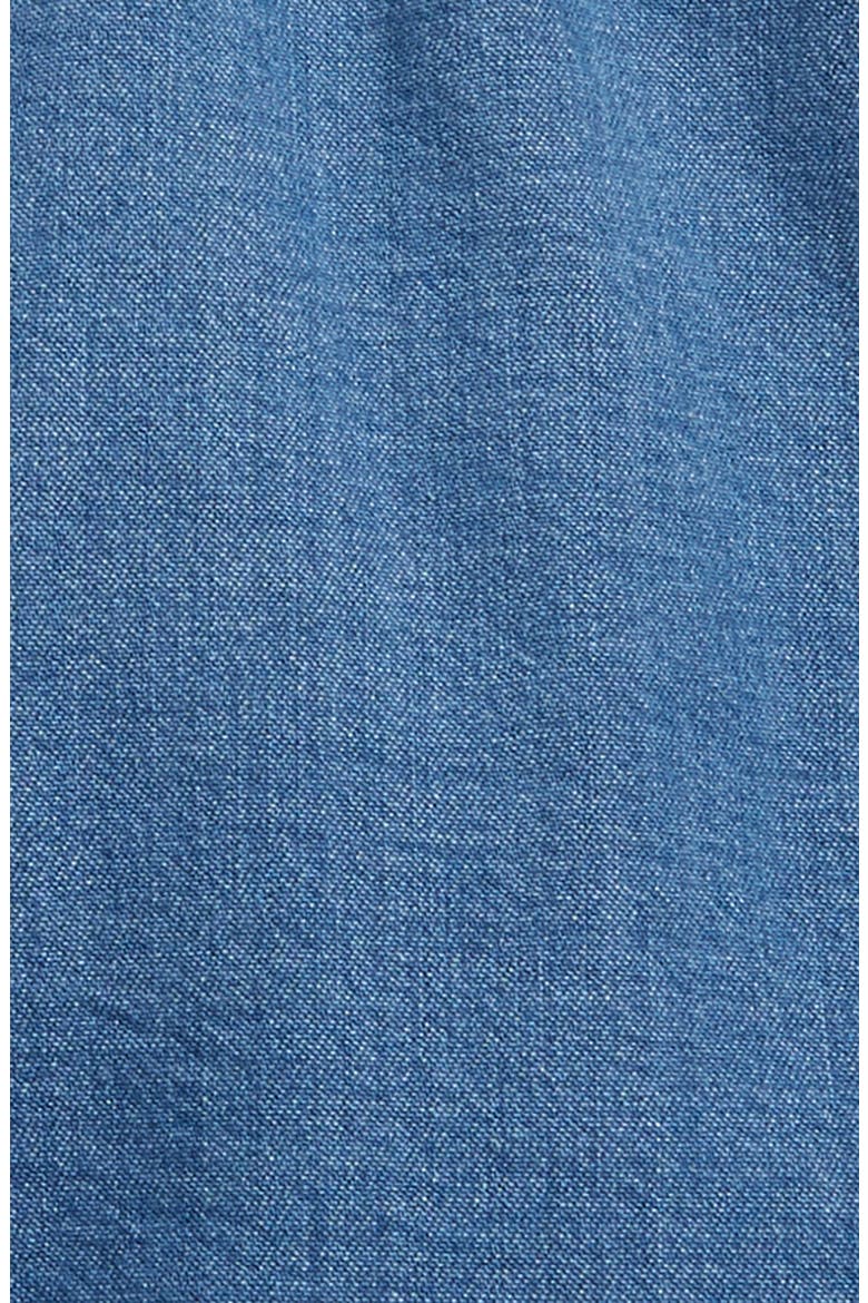 Kids' Frill Hem Shorts, Alternate, color, CHAMBRAY