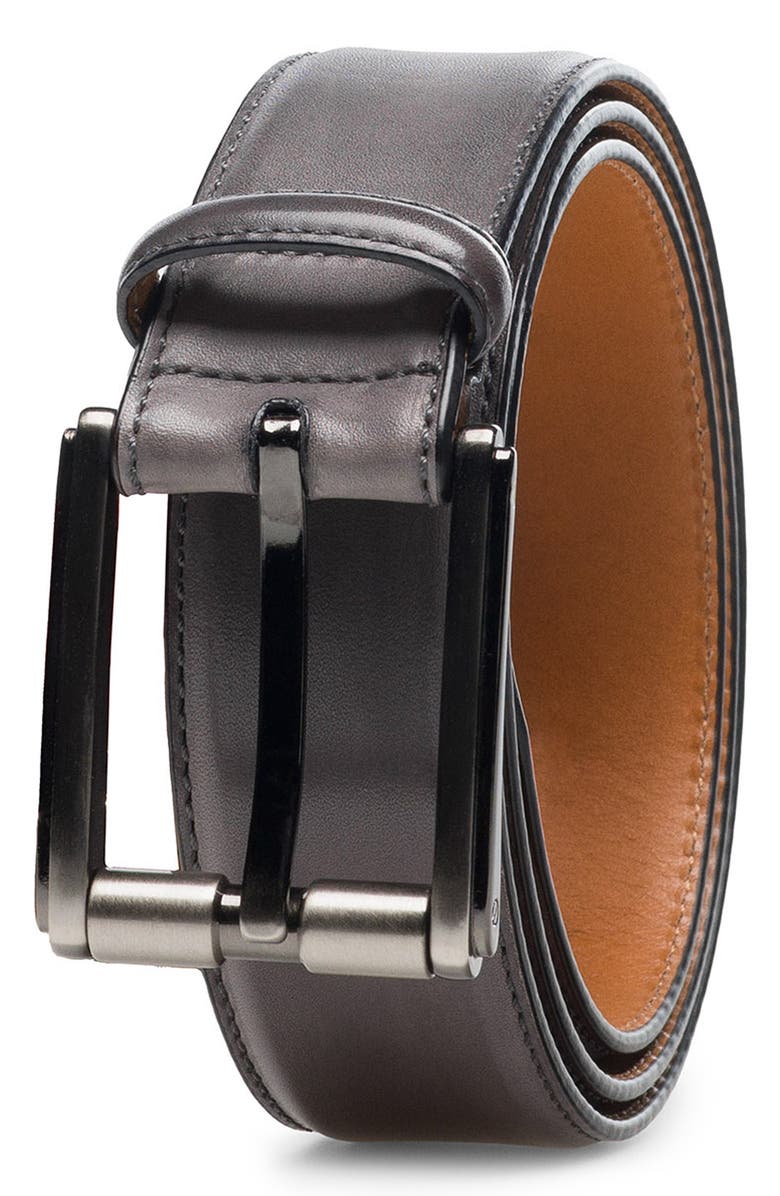 Magnanni Dali Leather Belt, Main, color, 