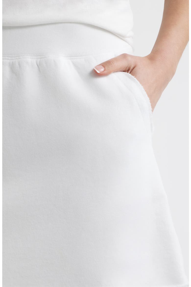 Kennedy Cotton A-Line Skirt, Alternate, color, WHITE