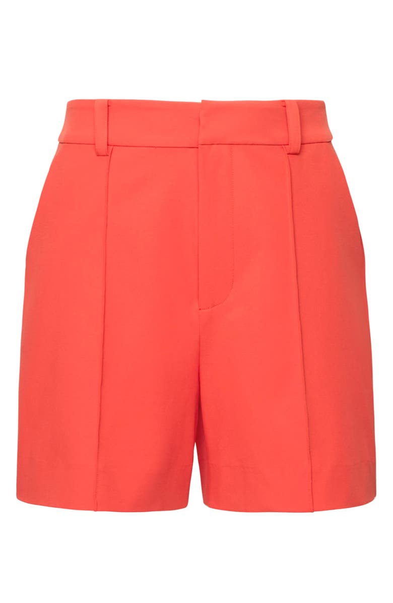 Cinq à Sept Kallen Stretch Shorts, Alternate, color, Red Tangerine