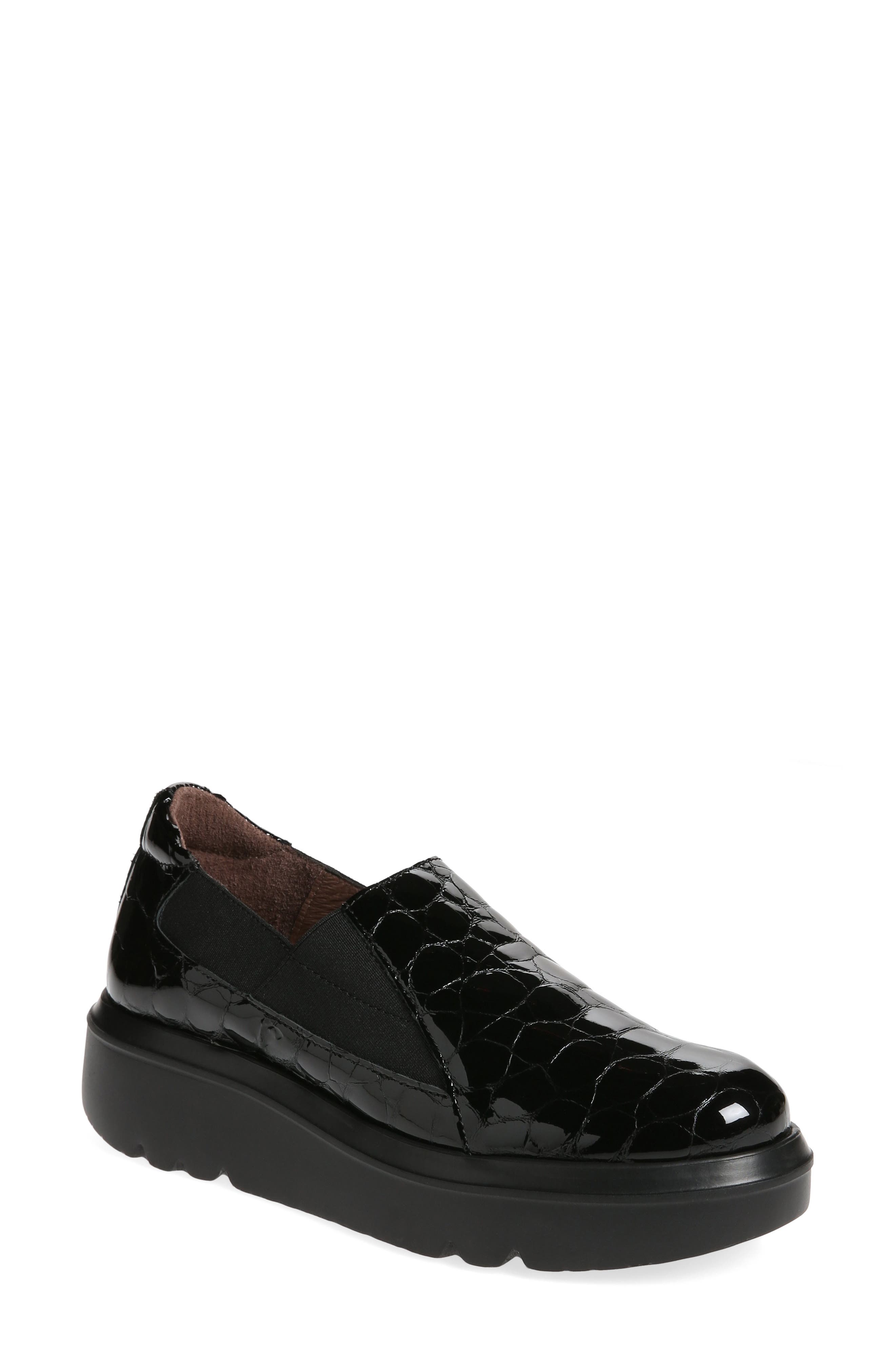 Wonders Twin Gore Platform Loafer, Main, color, 