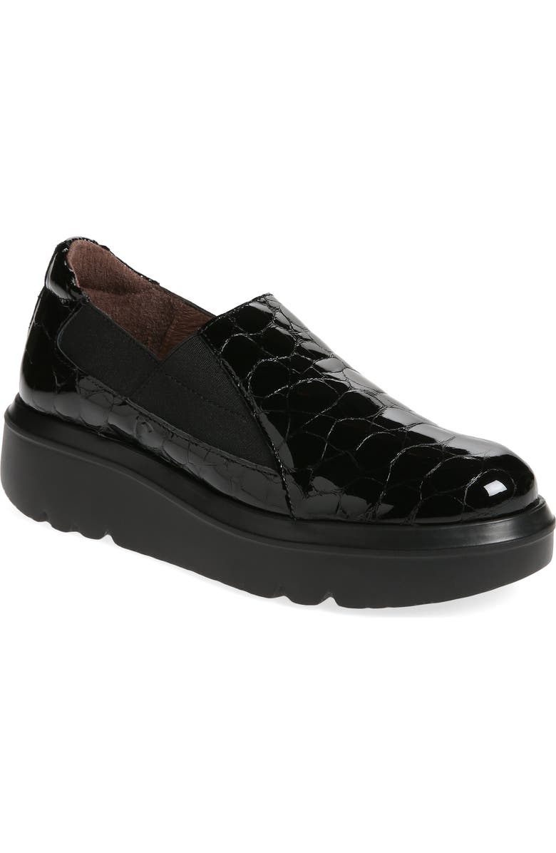 Wonders Twin Gore Platform Loafer, Main, color,