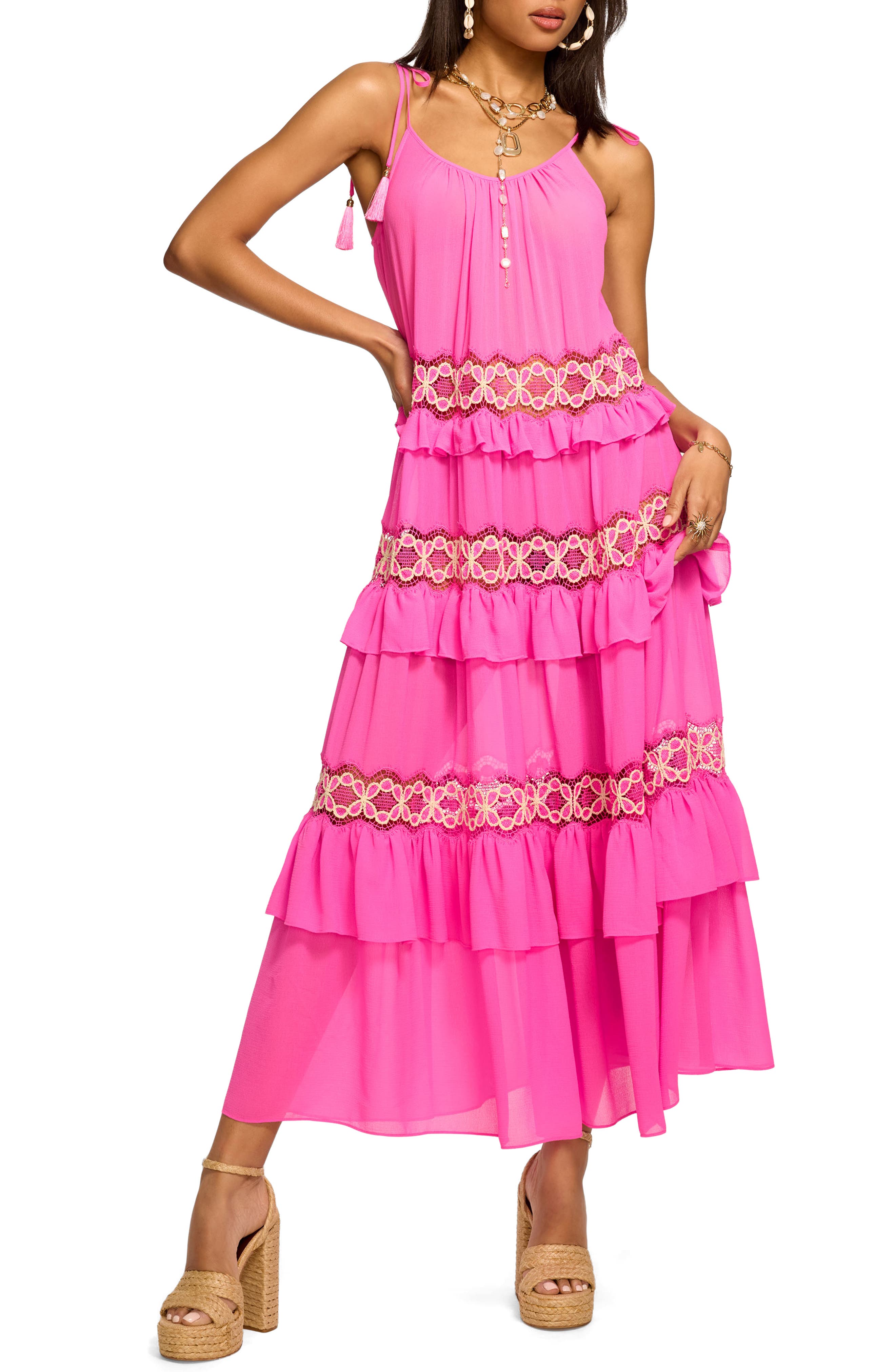Lisbeth Ruffle Maxi Dress - image 3