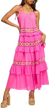 Ramy Brook Lisbeth Ruffle Maxi Dress