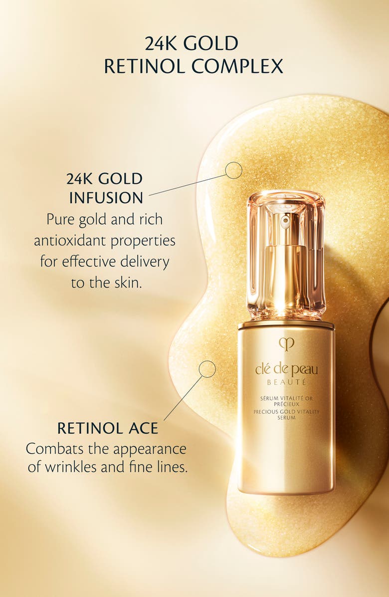 Clé de Peau Beauté Precious Gold Vitality Serum Refill, Alternate, color, Regular