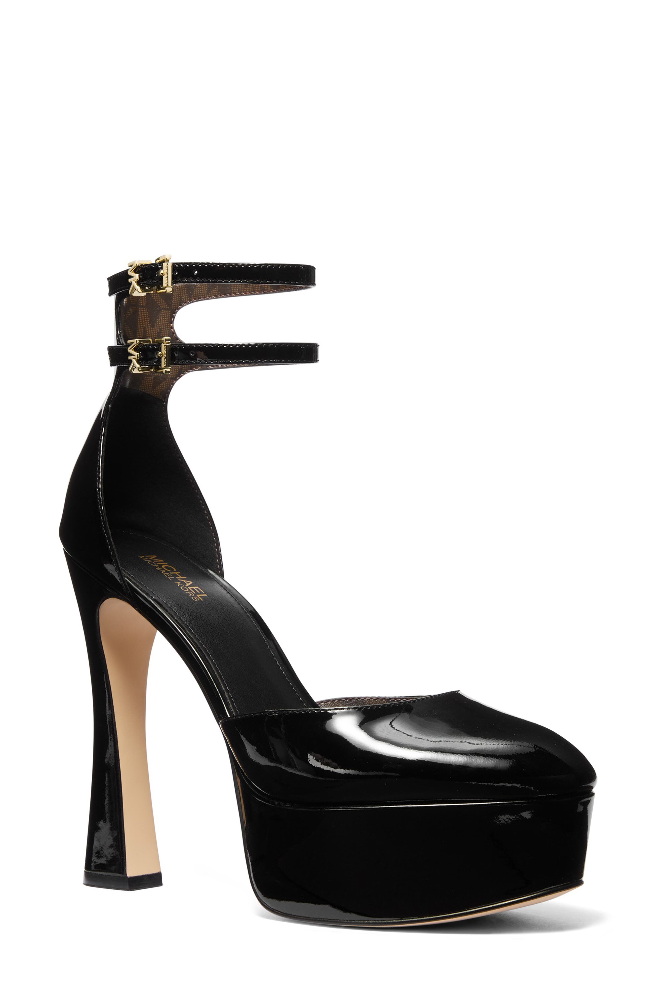 MICHAEL Michael Kors Martina Ankle Strap Platform Pump, Main, color, 
