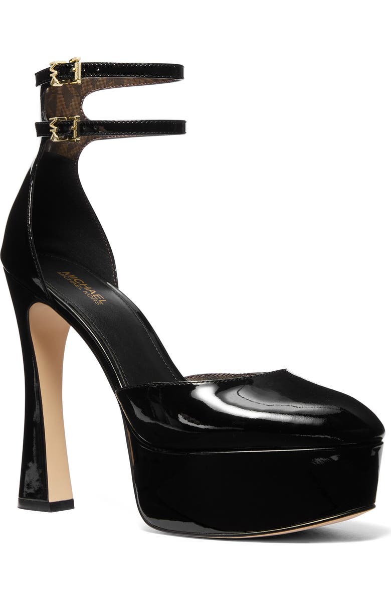 MICHAEL Michael Kors Martina Ankle Strap Platform Pump, Main, color,