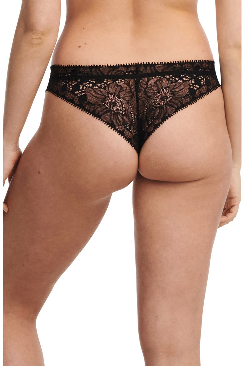 Day to Night Tanga, Alternate, color, BLACK