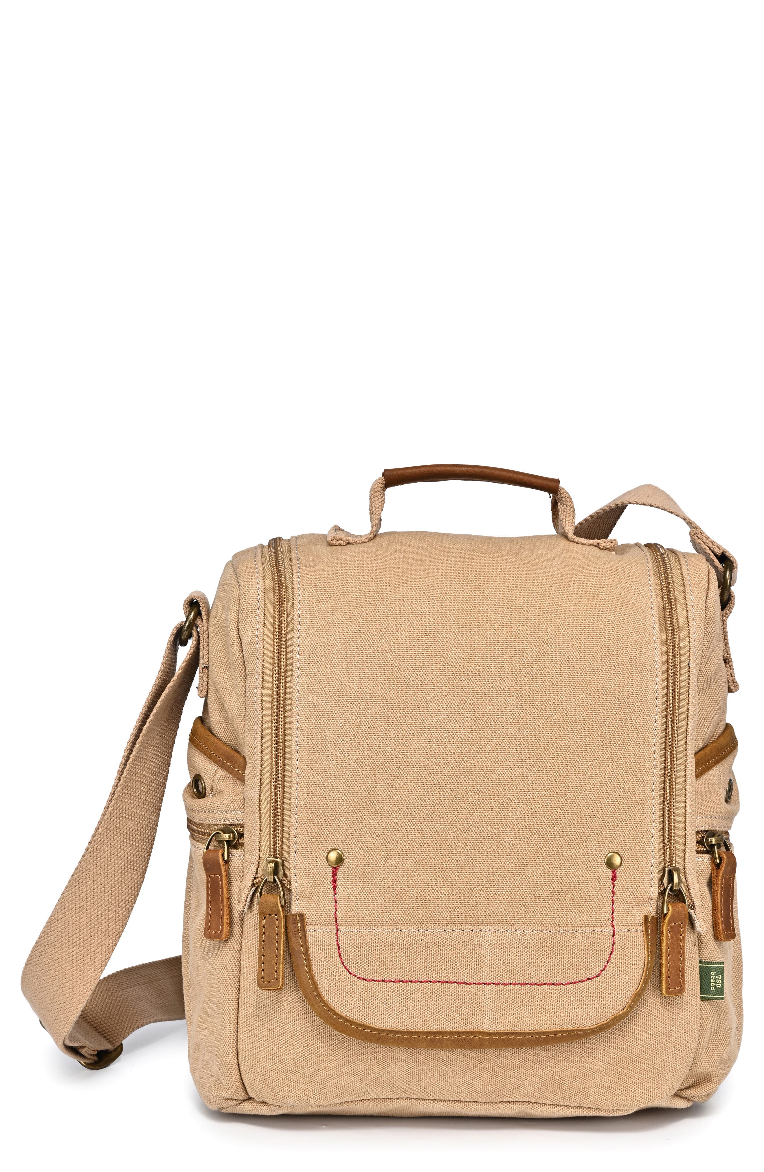 THE SAME DIRECTION Atona Canvas Crossbody Bag, Main, color, 