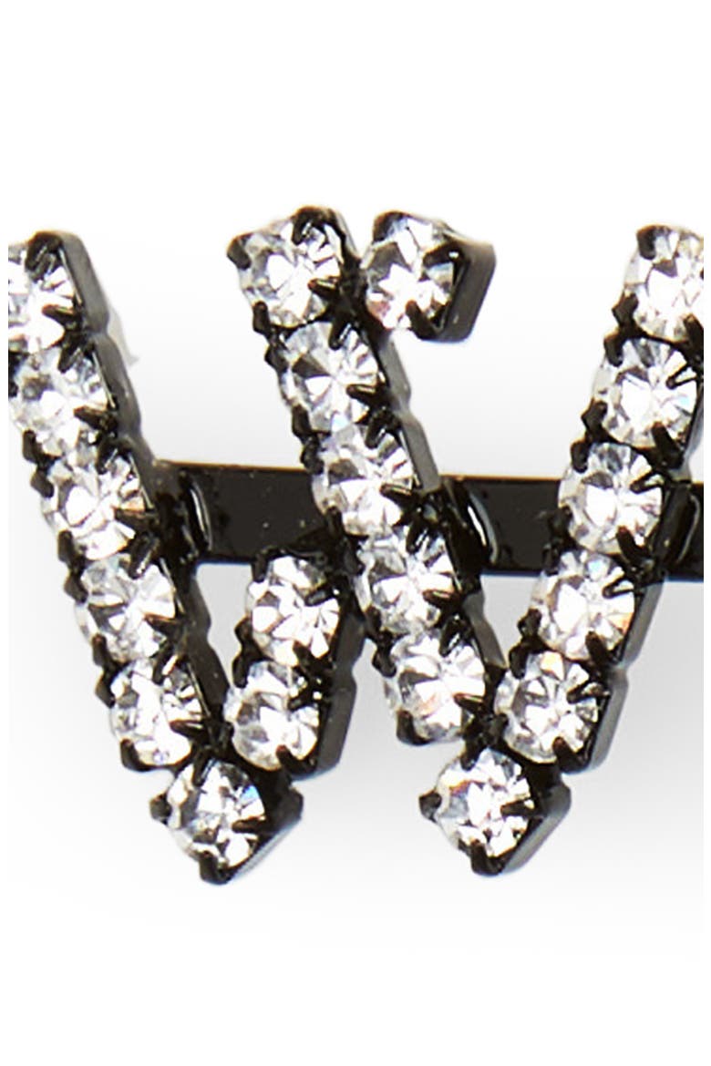Woman Set of 2 Crystal Hair Pins, Alternate, color, CLEAR