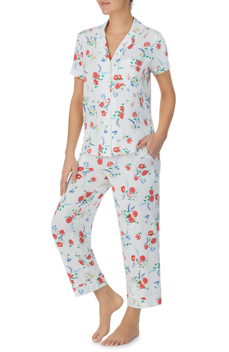 Kate Spade New York print pajamas, Alternate, color, 