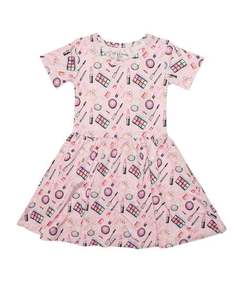 Makeup Print Twirl Dress (Toddler, Little Kid)