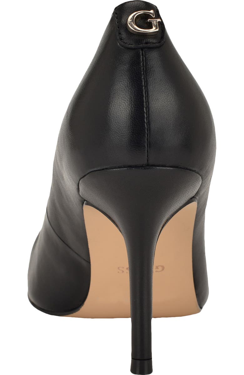 GUESS Prindy Croc Embossed Pump, Alternate, color, Black