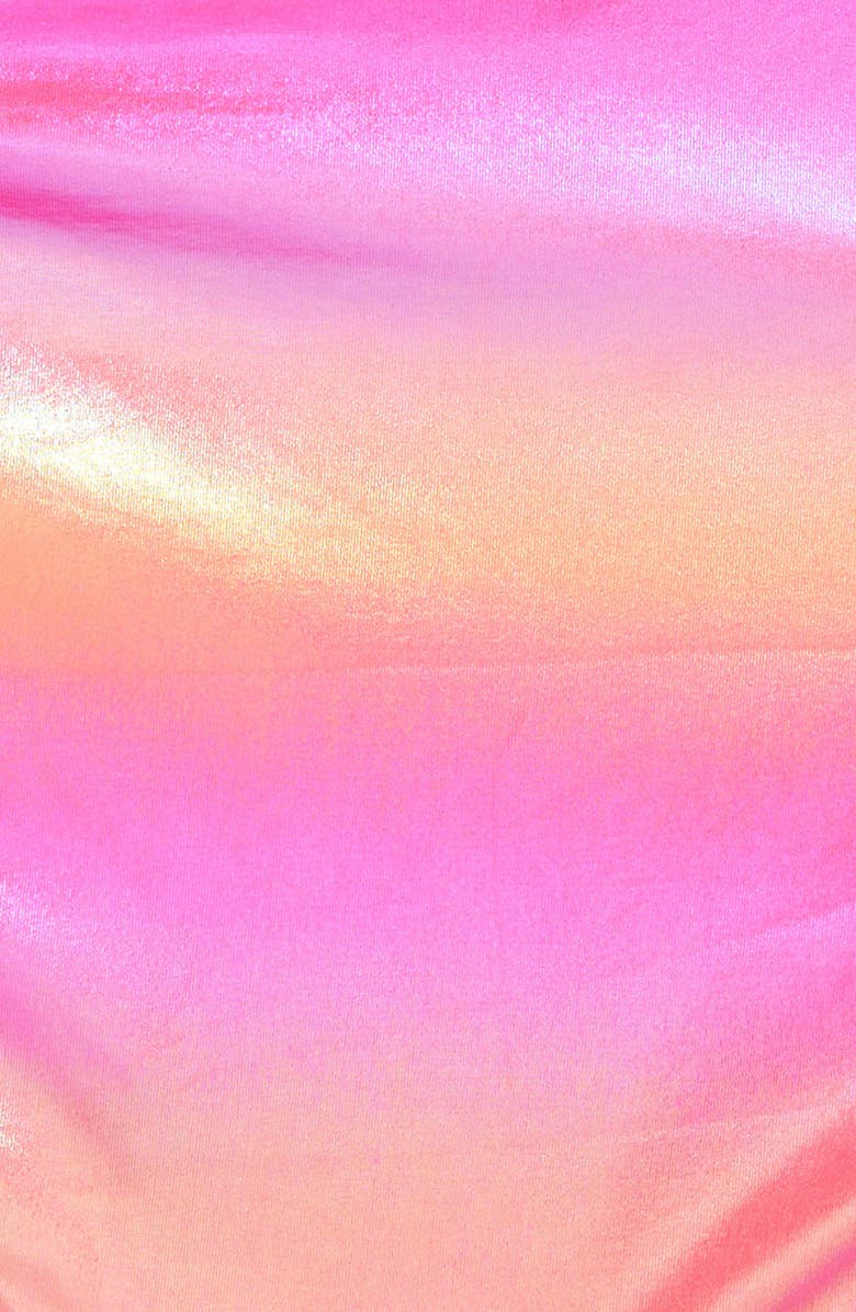 Ava & Yelly Kids' One-Piece Irridescent Ombré One-Piece Swimsuit, Alternate, color, 