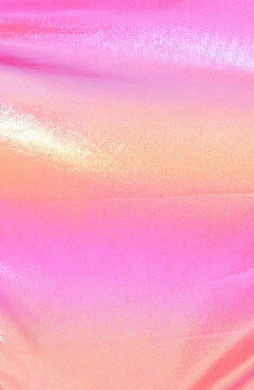 Ava & Yelly Kids' One-piece Irridescent Ombré One-piece Swimsuit In Pink