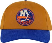 American Needle Men's American Needle Tan/Royal New York Islanders Burnett Adjustable Hat