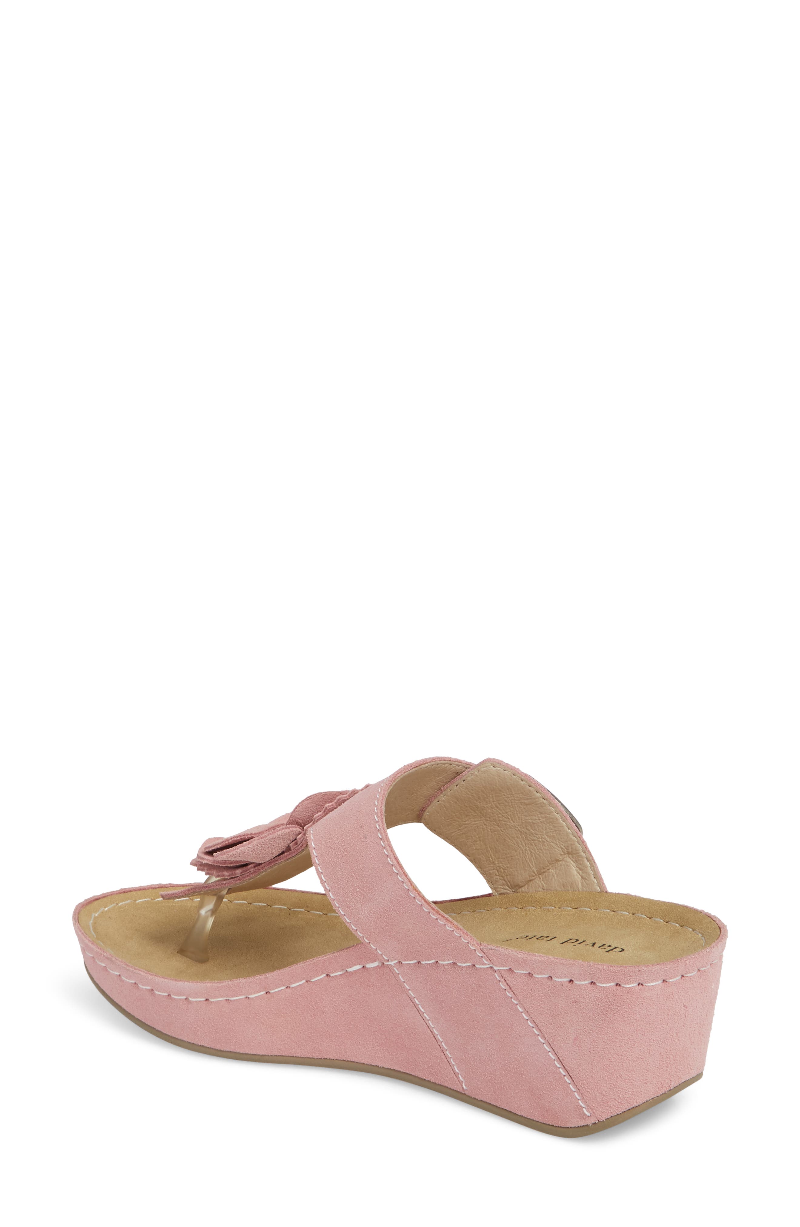David Tate Spring Platform Wedge Sandal, Alternate, color, 
