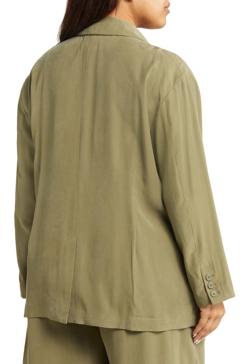 Lightweight Blazer, Alternate, color, OLIVE DUSK