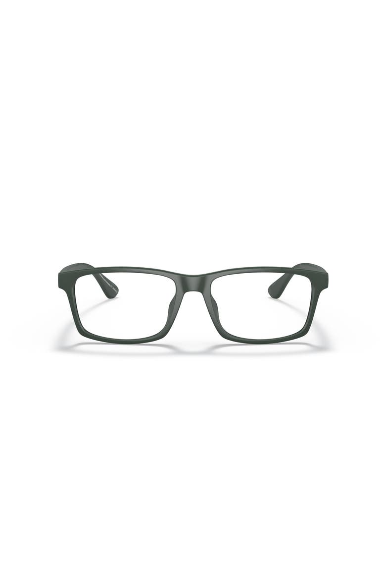 54mm Rectangle optical glasses, Alternate, color, Green