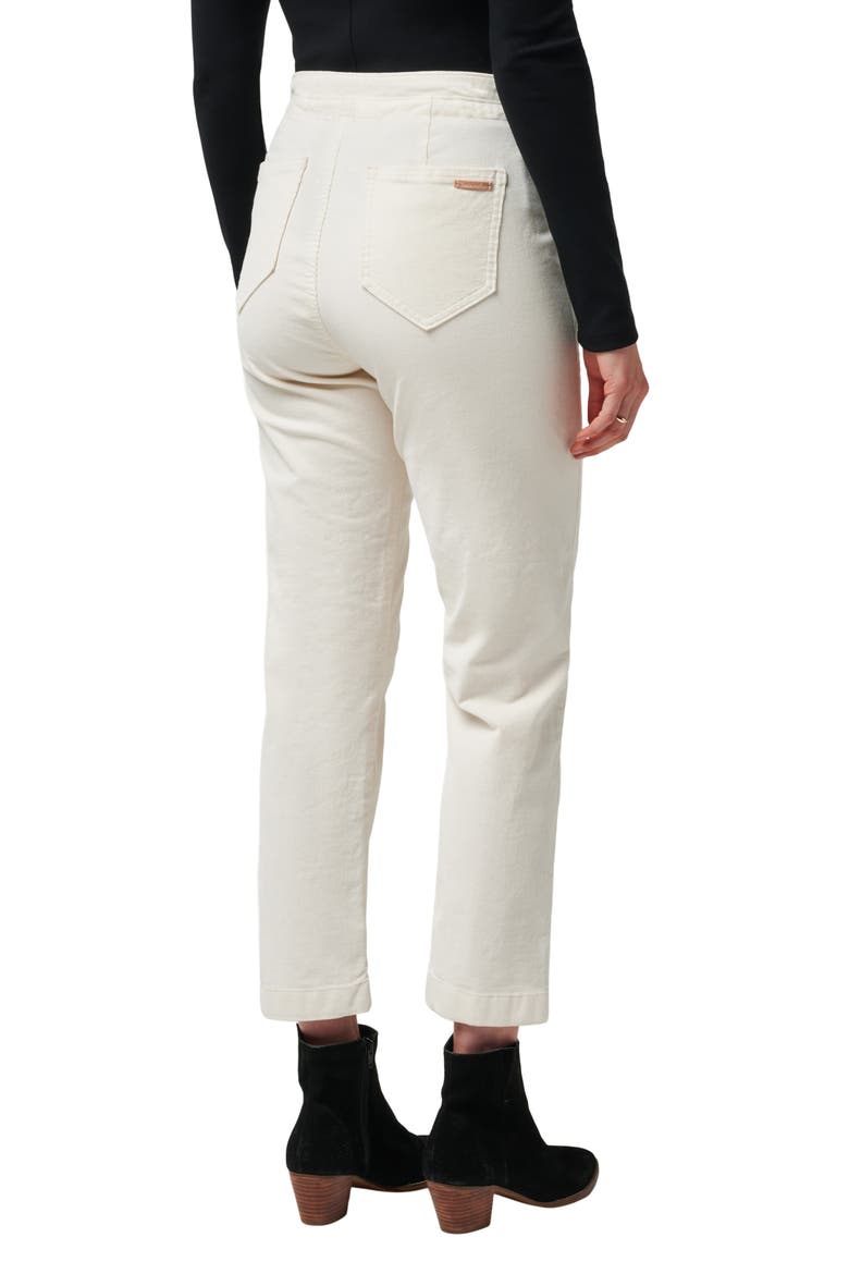 Friday Feeling Straight Leg Ankle Pants, Alternate, color, EGGNOG