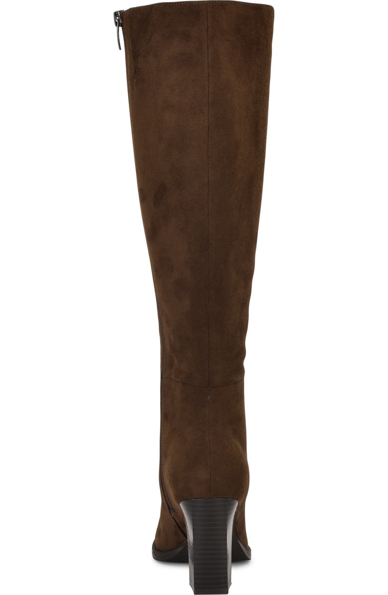 Nine West Zeran Knee High Boot, Alternate, color, Brown Faux Suede