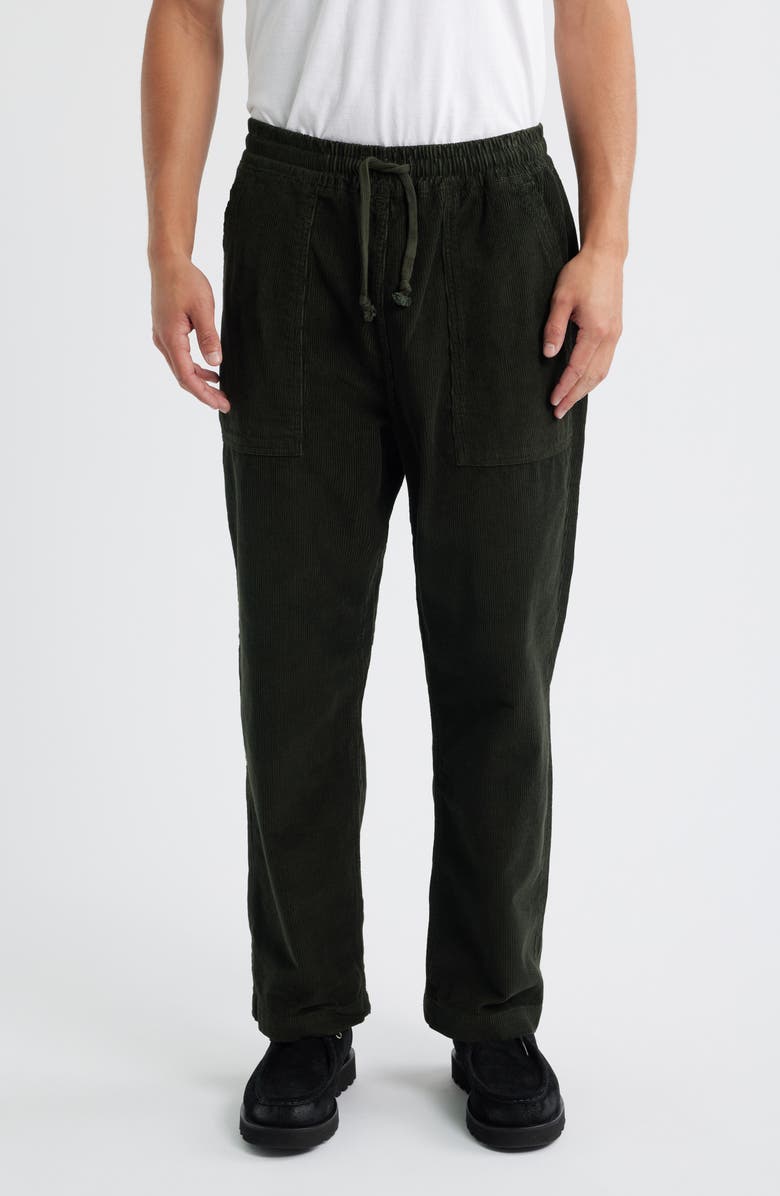Service Works Organic Cotton Corduroy Drawstring Chef Pants, Main, color, Bark