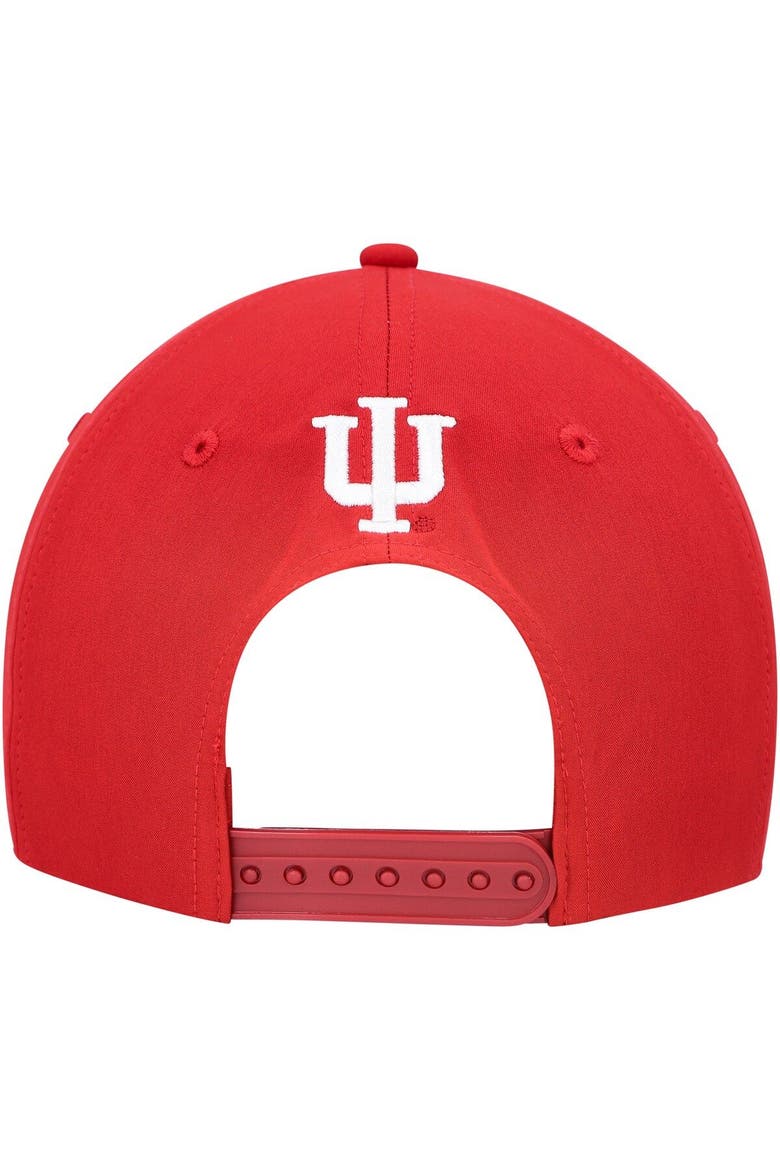 Men's Colosseum Crimson Indiana Hoosiers Positraction Snapback Hat, Alternate, color, Crimson
