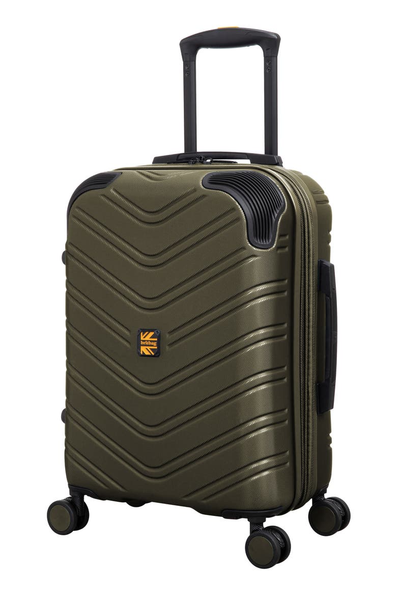 Drayton 21-Inch Hardside Carry-On Luggage, Main, color, DARK OLIVE