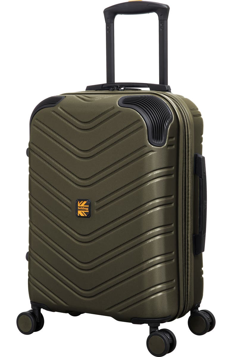 Britbag Drayton 21-Inch Hardside Carry-On Luggage, Main, color, Dark Olive