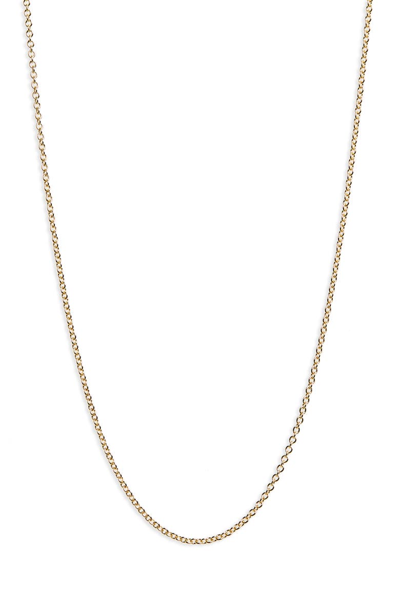 Bony Levy 14K Gold Rolo Chain Necklace, Main, color, 