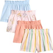 NEXT Kids' Assorted 4-Pack Cotton Shorts