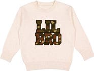 Sweet Wink Lil Bro Camo Patch Sweatshirt