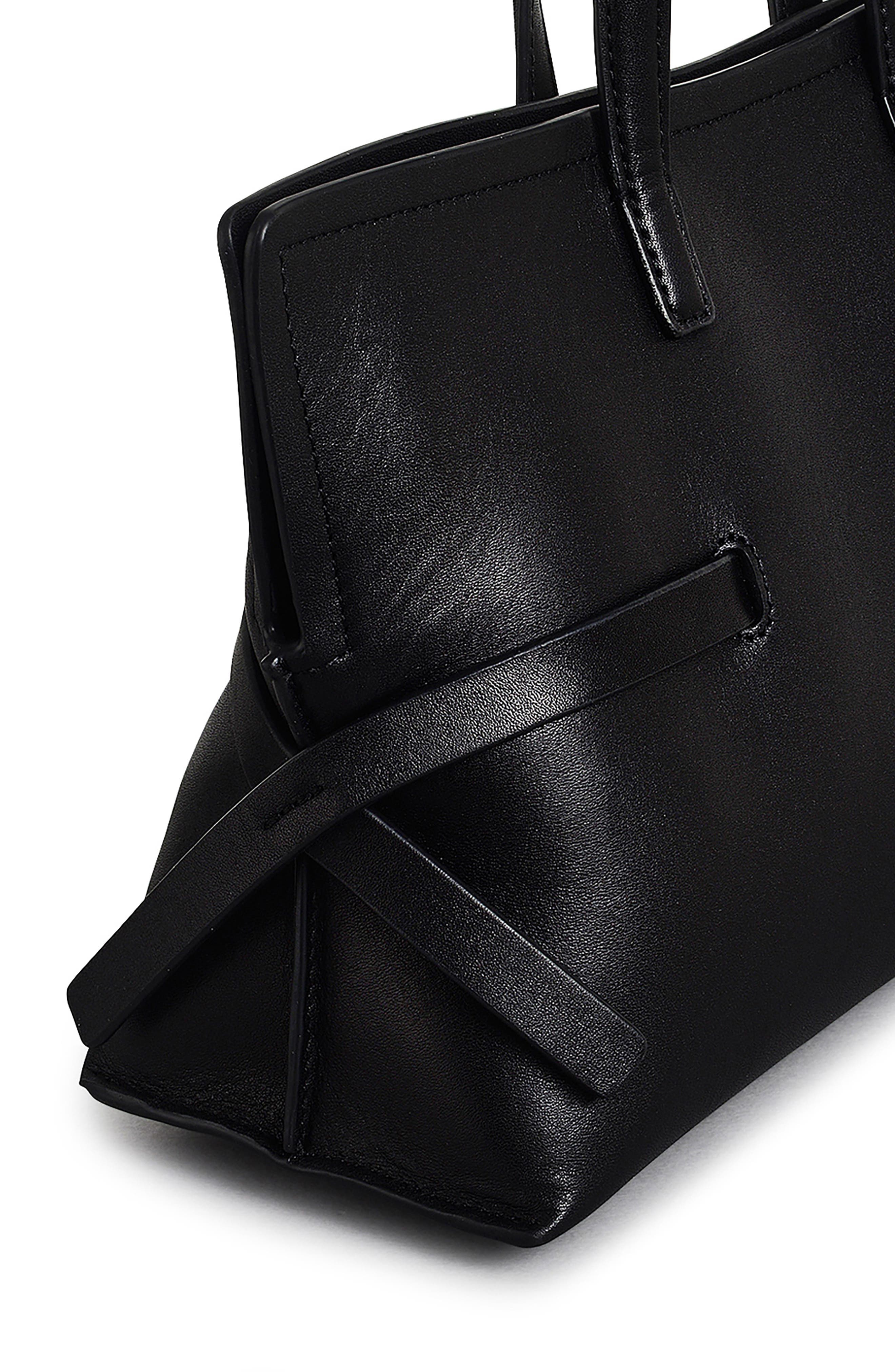 Radley Small Fleet Street Leather Crossbody Bag, Alternate, color, Black