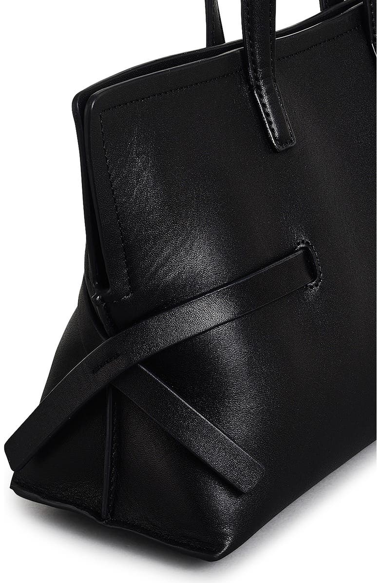 Radley Small Fleet Street Leather Crossbody Bag, Alternate, color, Black