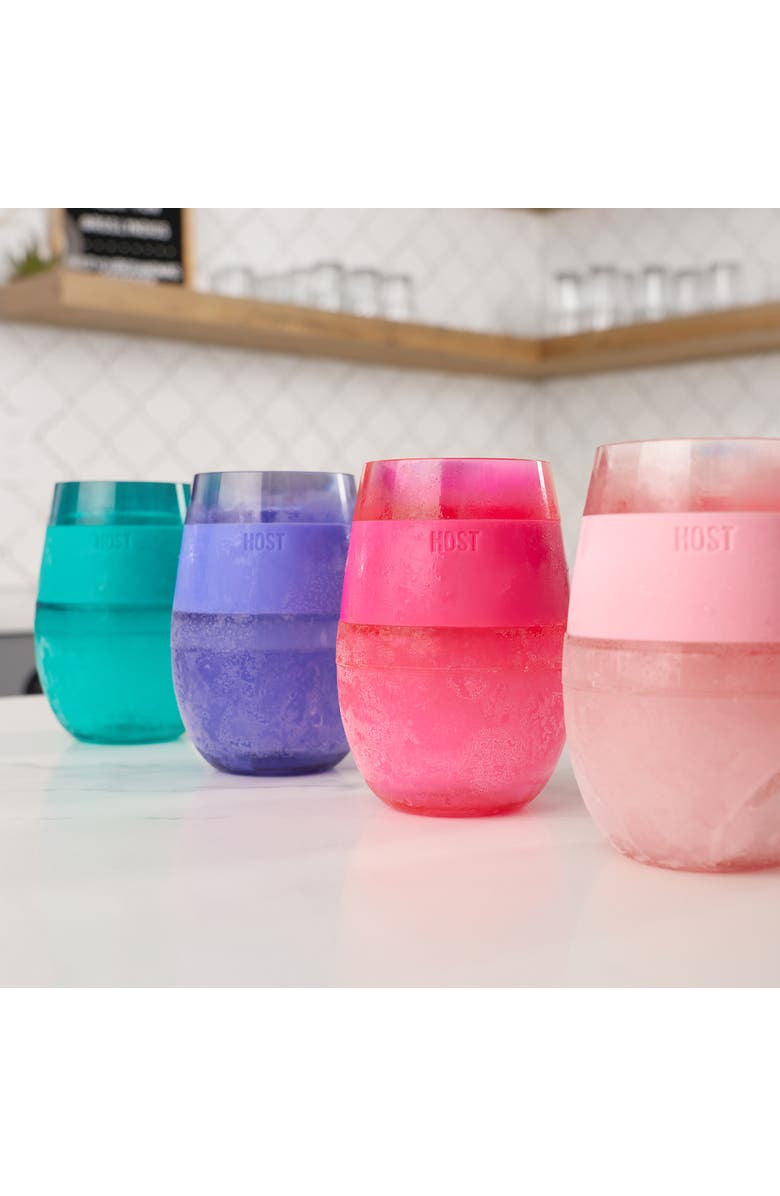 HOST Wine FREEZE Cooling Cup Set of 4, Alternate, color, Tinted